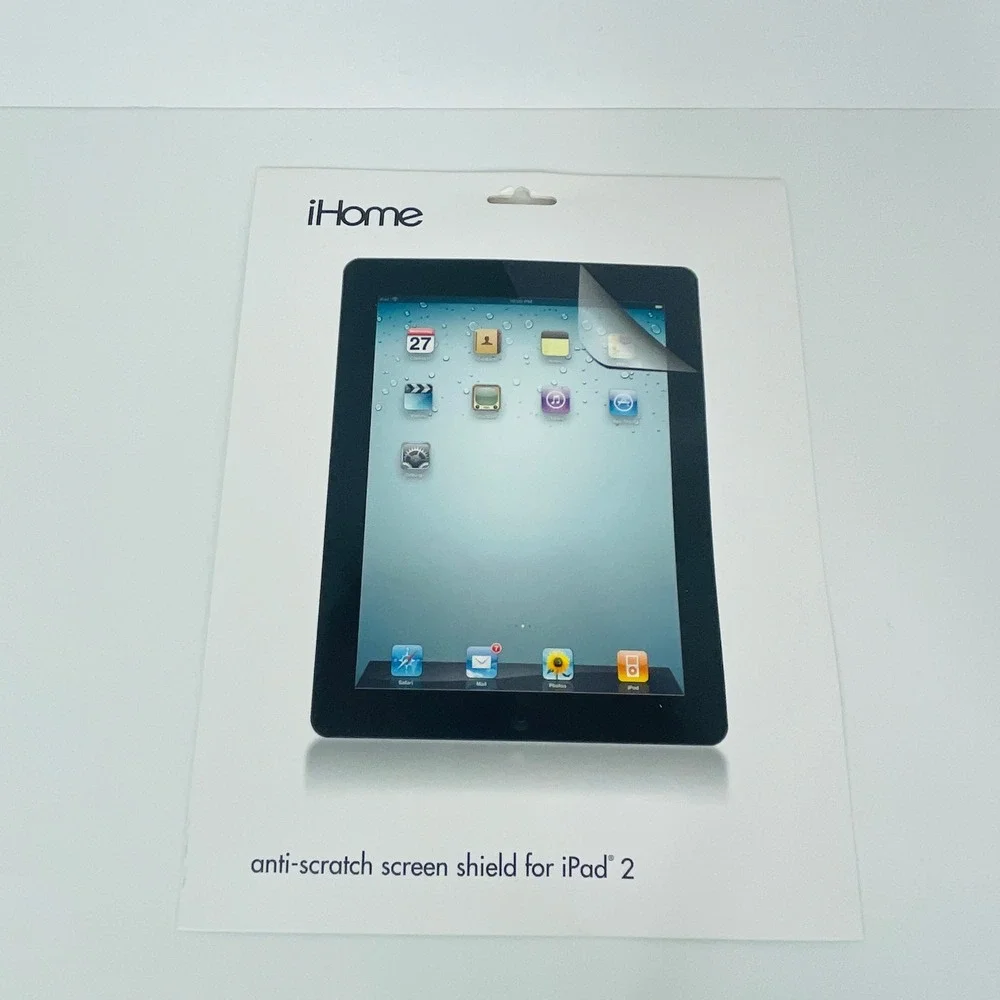 iHome Screen Protector iPad 2 IH-IP2200 Clear Anti-Scratch Anti-Glare NEW